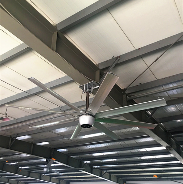 Fã de teto de alumínio gigante sem escova de poupança de energia da lâmina do refrigerador de ar do fã de teto